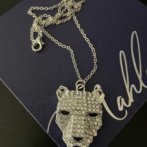 Effy Signature Panther in stainless steal with cubic zirconia.